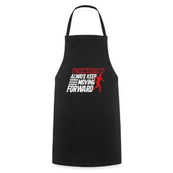 Ultramarathon Toujours en avant Ultramarathon - Tablier de cuisine - noir - Devant - AI Model Male 185 dark (185cm)
