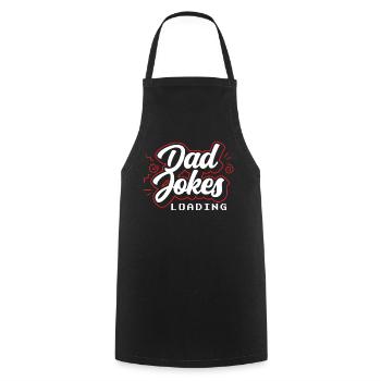 Dad Joke Papa Joke Father Jokes - Cooking Apron - black - Front - AI Model Male 185 dark (185cm)