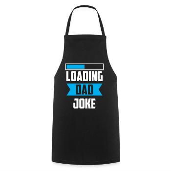 Dad Joke Papa Joke Jokes Father - Cooking Apron - black - Front - AI Model Male 185 dark (185cm)