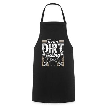 Équipe Dirt Fishing Détection de métaux Détection de métaux - Tablier de cuisine - noir - Devant - AI Model Male 185 dark (185cm)