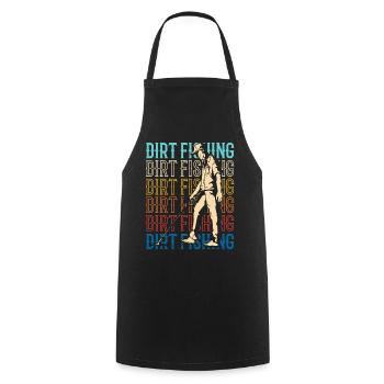 Pêche à la saleté Détection des métaux Détection des métaux - Tablier de cuisine - noir - Devant - AI Model Male 185 dark (185cm)