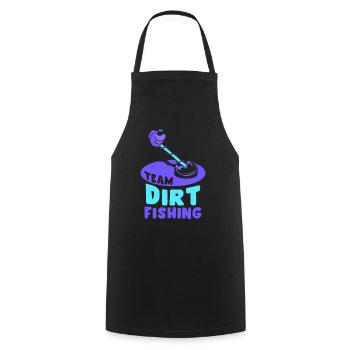 Équipe Dirt Fishing Détection de métaux Détection de métaux - Tablier de cuisine - noir - Devant - AI Model Male 185 dark (185cm)