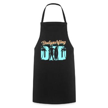 Bodysurfing Father Bodysurfing Hobby Bodysurfing - Cooking Apron - black - Front - AI Model Male 185 dark (185cm)