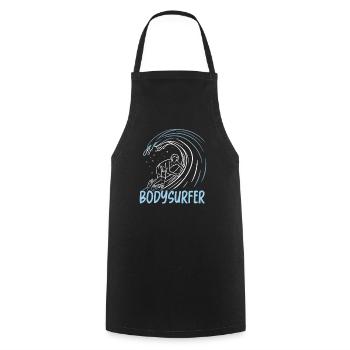 Bodysurfer Bodysurfen Bodysurfing Hobby Bodysurf - Cooking Apron - black - Front - AI Model Male 185 dark (185cm)