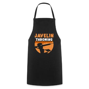 Javelin Throw Javelin Thrower Javelin Throw - Cooking Apron - black - Front - AI Model Male 185 dark (185cm)