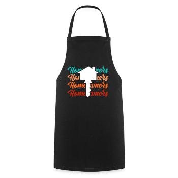 Homeowner Homeowner Homeowner House - Cooking Apron - black - Front - AI Model Male 185 dark (185cm)