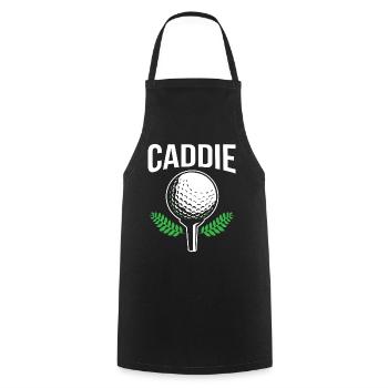 Caddie Golfing Profession Golfer Golfer - Cooking Apron - black - Front - AI Model Male 185 dark (185cm)