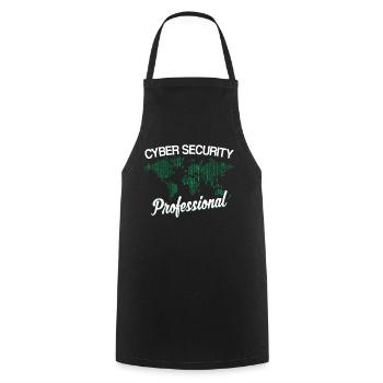 Fachmann Für Cybersicherheit Hacker Cybersecurity - Kochschürze - Schwarz - Vorne - AI Model Male 185 dark (185cm)