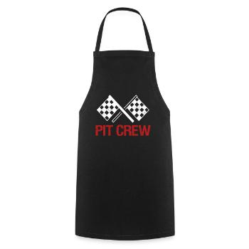 Racing Motorsport Saying - Cooking Apron - black - Front - AI Model Male 185 dark (185cm)