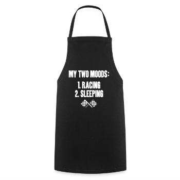 Racing Motorsport Saying - Cooking Apron - black - Front - AI Model Male 185 dark (185cm)
