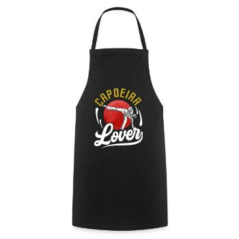 Capoeira Lovers Hobby Martial Arts Brazilian - Cooking Apron - black - Front - AI Model Male 185 dark (185cm)