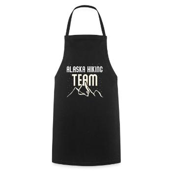 Alaska Hiking Team Hiking Hiking Hikers - Cooking Apron - black - Front - AI Model Male 185 dark (185cm)