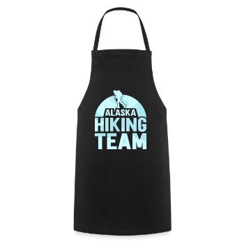 Alaska Hiking Team Hikers Hiking Hike - Cooking Apron - black - Front - AI Model Male 185 dark (185cm)