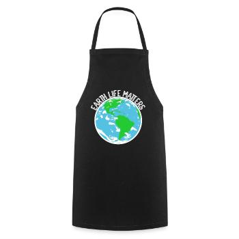 Nature Conservation Climate Conservationists Sea - Cooking Apron - black - Front - AI Model Male 185 dark (185cm)