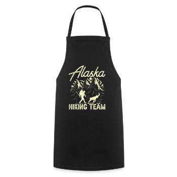 Alaska Randonneurs de l’équipe de randonnée Randonnée Randonnée - Tablier de cuisine - noir - Devant - AI Model Male 185 dark (185cm)