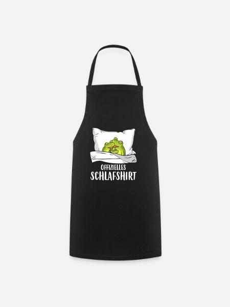 Offizielles Schlafshirt Frosch Schlafanzug - Kochschürze - Schwarz