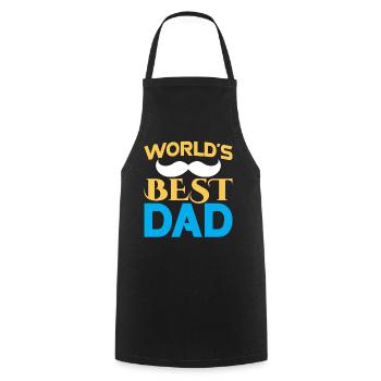 Der Beste Vater Der Welt Papi Papa Vater Tag - Kochschürze - Schwarz - Vorne - AI Model Male 185 dark (185cm)