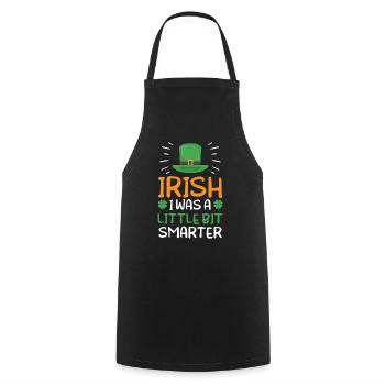 St Patrick's Day Gaelic Ireland Irish Irish - Cooking Apron - black - Front - AI Model Male 185 dark (185cm)