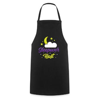 Hôtes d’une nuit Nuitée - Tablier de cuisine - noir - Devant - AI Model Male 185 dark (185cm)