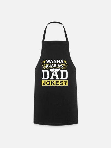 Dad Joke Papa Witz Vater Jokes - Forklæde - sort