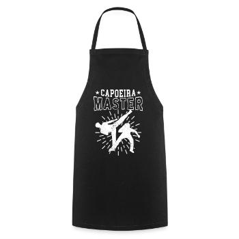 Capoeira Maître Arts Martiaux Brésilien Hobby - Tablier de cuisine - noir - Devant - AI Model Male 185 dark (185cm)