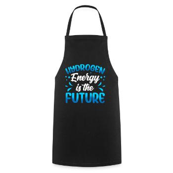 Energie Aus Wasserstoff Ist Die Zukunft Hydrogen - Kochschürze - Schwarz - Vorne - AI Model Male 185 dark (185cm)