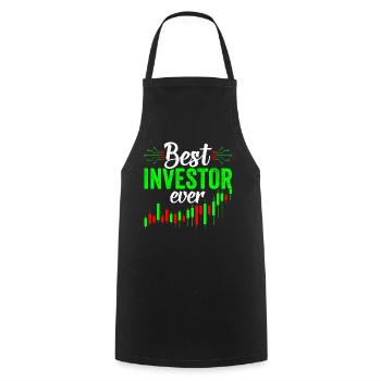 Bester Investor Aller Zeiten Anleger Investieren - Kochschürze - Schwarz - Vorne - AI Model Male 185 dark (185cm)