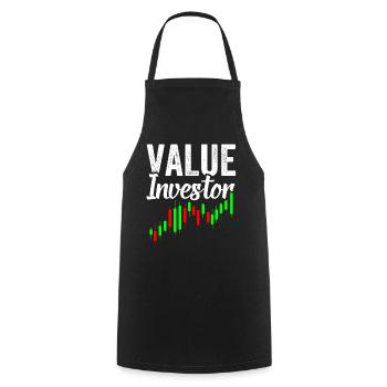 Value Investor Finanzier Investieren Anleger - Kochschürze - Schwarz - Vorne - AI Model Male 185 dark (185cm)