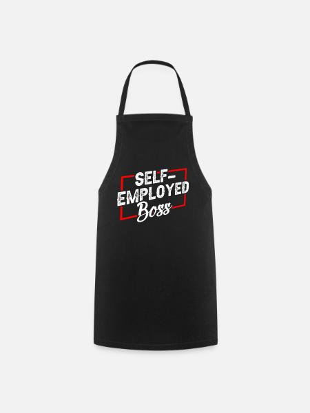 Selbständiger Chef Freelancer Selbstständig - Kochschürze - Schwarz