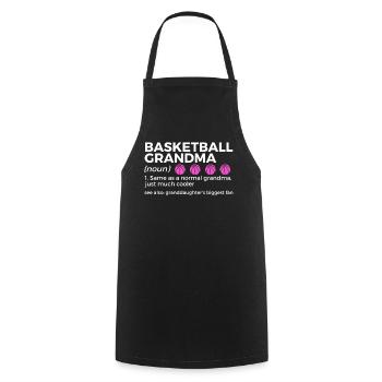 Dictons de basket-ball amusants pour les joueurs de basket-ball - Tablier de cuisine - noir - Devant - AI Model Male 185 dark (185cm)