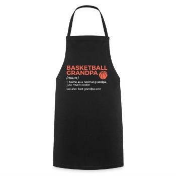 Dictons de basket-ball amusants pour les joueurs de basket-ball - Tablier de cuisine - noir - Devant - AI Model Male 185 dark (185cm)
