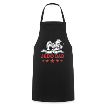 Judo Vater Hobby Kampfsport Kampfkunst Judoka - Kochschürze - Schwarz - Vorne - AI Model Male 185 dark (185cm)