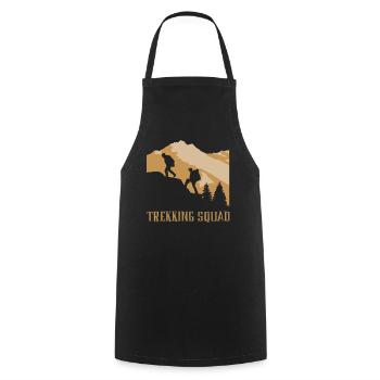 Trekking Team Randonnée Randonneurs - Tablier de cuisine - noir - Devant - AI Model Male 185 dark (185cm)