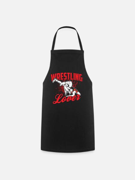 Wrestling Lover Wrestling Wrestling Wrestling - Cooking Apron - black