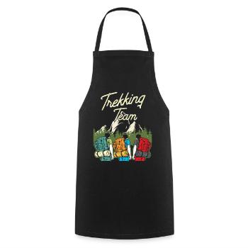 Trekking Équipe Randonneurs Randonnée Randonnée - Tablier de cuisine - noir - Devant - AI Model Male 185 dark (185cm)