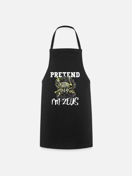 Zeus Mythologie grecque Antiquité Dieu - Tablier de cuisine - noir