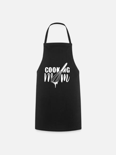Cuisiner Maman Cuisiner Cuisiner Cuisiner Mère - Tablier de cuisine - noir