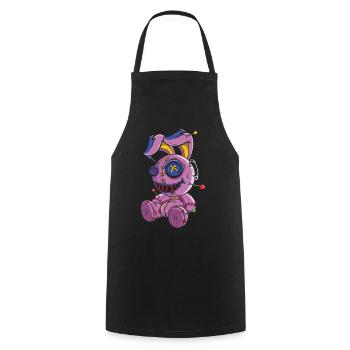 Creepy Voodoo Horror Scary Halloween - Cooking Apron - black - Front - AI Model Male 185 dark (185cm)