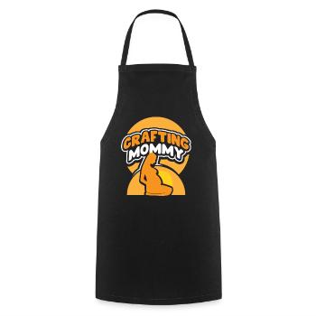 Craft Mom Crafts Mother Hobbyist - Cooking Apron - black - Front - AI Model Male 185 dark (185cm)