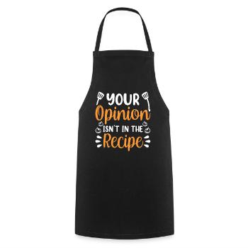 Your opinion is not included in the recipe Mama - Cooking Apron - black - Front - AI Model Male 185 dark (185cm)