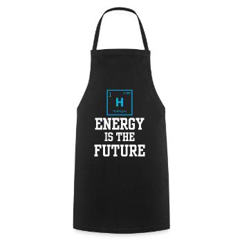 Energie Aus Wasserstoff Ist Die Zukunft Hydrogen - Kochschürze - Schwarz - Vorne - AI Model Male 185 dark (185cm)
