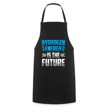 Energie Aus Wasserstoff Ist Die Zukunft Hydrogen - Kochschürze - Schwarz - Vorne - AI Model Male 185 dark (185cm)