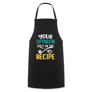 Your opinion is not included in the recipe Mama - Cooking Apron - black - Front - AI Model Male 185 dark (185cm)
