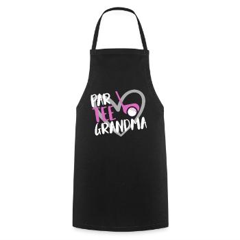 Golf Player Saying Gift Idea - Cooking Apron - black - Front - AI Model Male 185 dark (185cm)