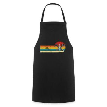 Funny roofing saying - Roofer - Cooking Apron - black - Front - AI Model Male 185 dark (185cm)