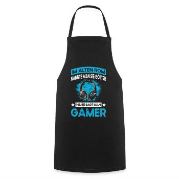 Lustiger Teenager Gaming Spruch - Gamer Jungs - Kochschürze - Schwarz - Vorne - AI Model Male 185 dark (185cm)