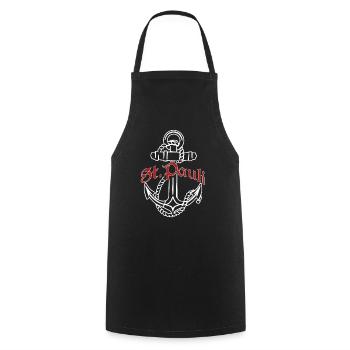 St Pauli Anker Paulianer Hambourg Sankt Pauli - Tablier de cuisine - noir - Devant - AI Model Male 185 dark (185cm)