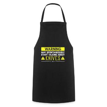 Butcher Gift Butcher Butcher Master Butcher - Cooking Apron - black - Front - AI Model Male 185 dark (185cm)