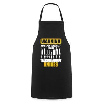 Butcher Gift Butcher Butcher Master Butcher - Cooking Apron - black - Front - AI Model Male 185 dark (185cm)