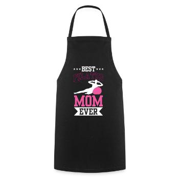 Meilleure mère pilates jamais amoureuse maman - Tablier de cuisine - noir - Devant - AI Model Male 185 dark (185cm)